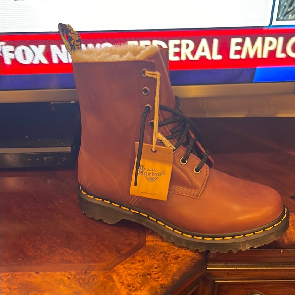 Dr. Martens Brown Leather Boots